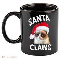 Santa Claws 11oz C Handle Ceramic Mug