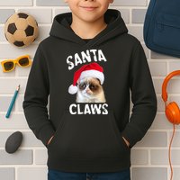 Santa Claws Kids Hoodie