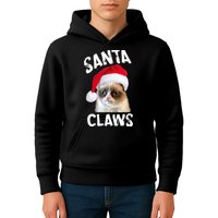 Santa Claws Kids Hoodie