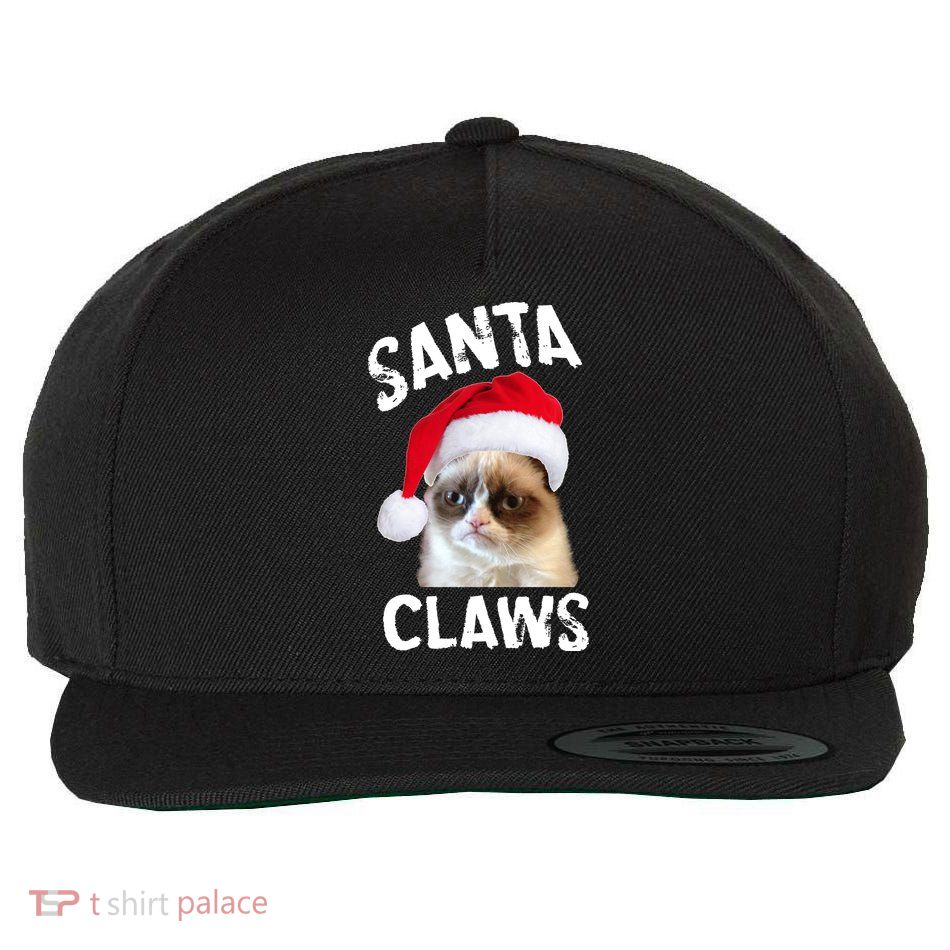 Santa Claws Wool Snapback Cap
