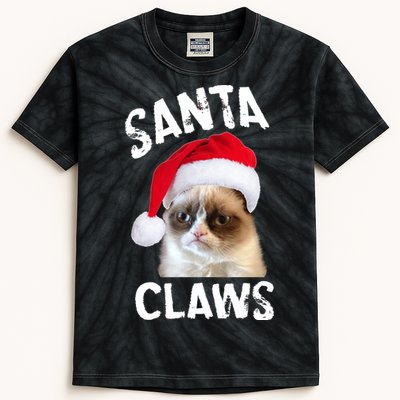 Santa Claws Kids Tie-Dye T-Shirt