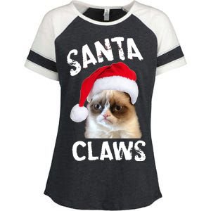 Santa Claws Enza Ladies Jersey Colorblock Tee