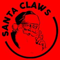Santa Claws Drinking Funny Christmas Womens Tank Top