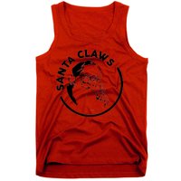 Santa Claws Drinking Funny Christmas Tank Top