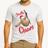 Santa Claws Sloth Christmas Cooling Performance Crew T-Shirt