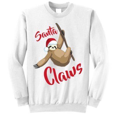 Santa Claws Sloth Christmas Sweatshirt