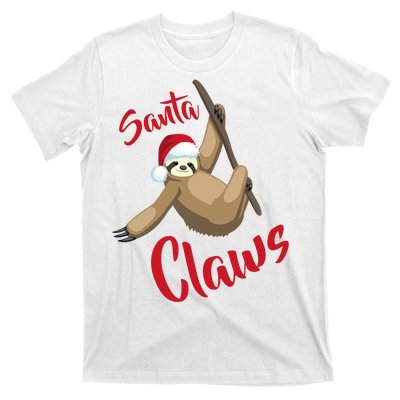 Santa Claws Sloth Christmas T-Shirt