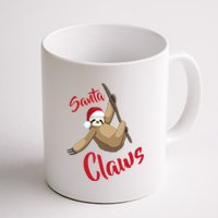 Santa Claws Sloth Christmas Coffee Mug