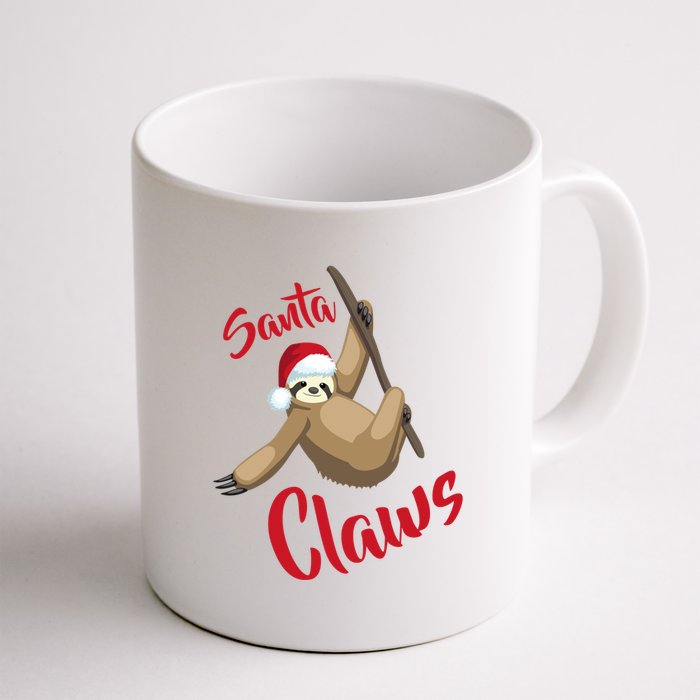 Santa Claws Sloth Christmas Coffee Mug