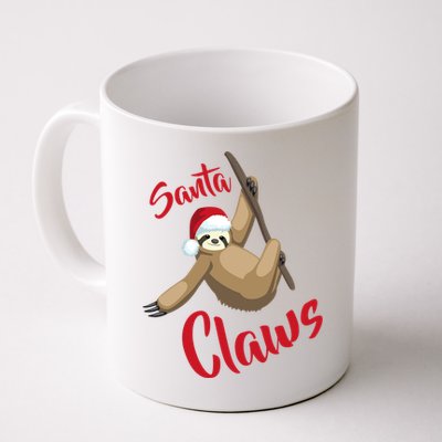 Santa Claws Sloth Christmas Mug