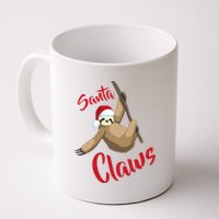 Santa Claws Sloth Christmas Coffee Mug