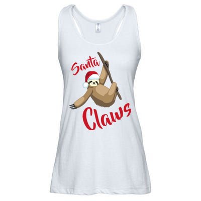 Santa Claws Sloth Christmas Ladies Essential Flowy Tank