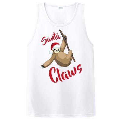 Santa Claws Sloth Christmas PosiCharge Competitor Tank