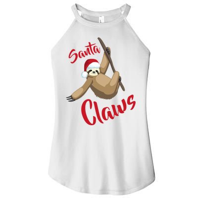 Santa Claws Sloth Christmas Women's Perfect Tri Rocker Tank