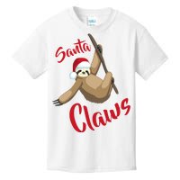 Santa Claws Sloth Christmas Kids T-Shirt