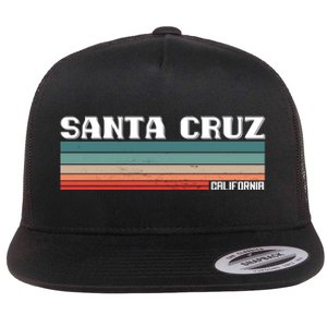 Santa Cruz California Flat Bill Trucker Hat