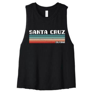 Santa Cruz California Women's Racerback Cropped Tank