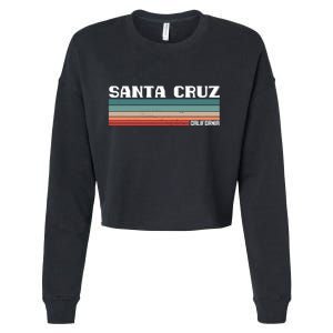 Santa Cruz California Cropped Pullover Crew