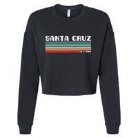 Santa Cruz California Cropped Pullover Crew