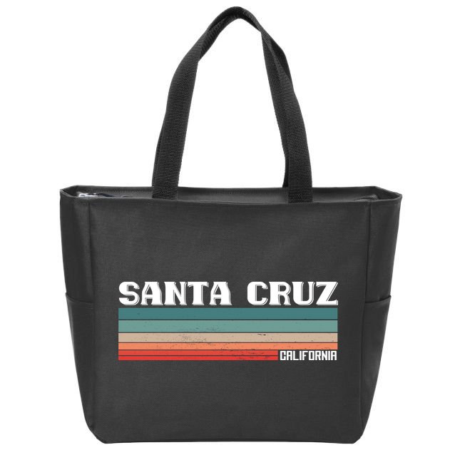Santa Cruz California Zip Tote Bag