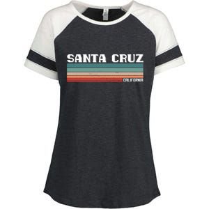 Santa Cruz California Enza Ladies Jersey Colorblock Tee