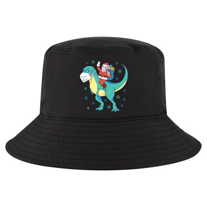Santa Dinosaur Pandemic Cool Comfort Performance Bucket Hat