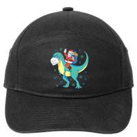 Santa Dinosaur Pandemic 7-Panel Snapback Hat