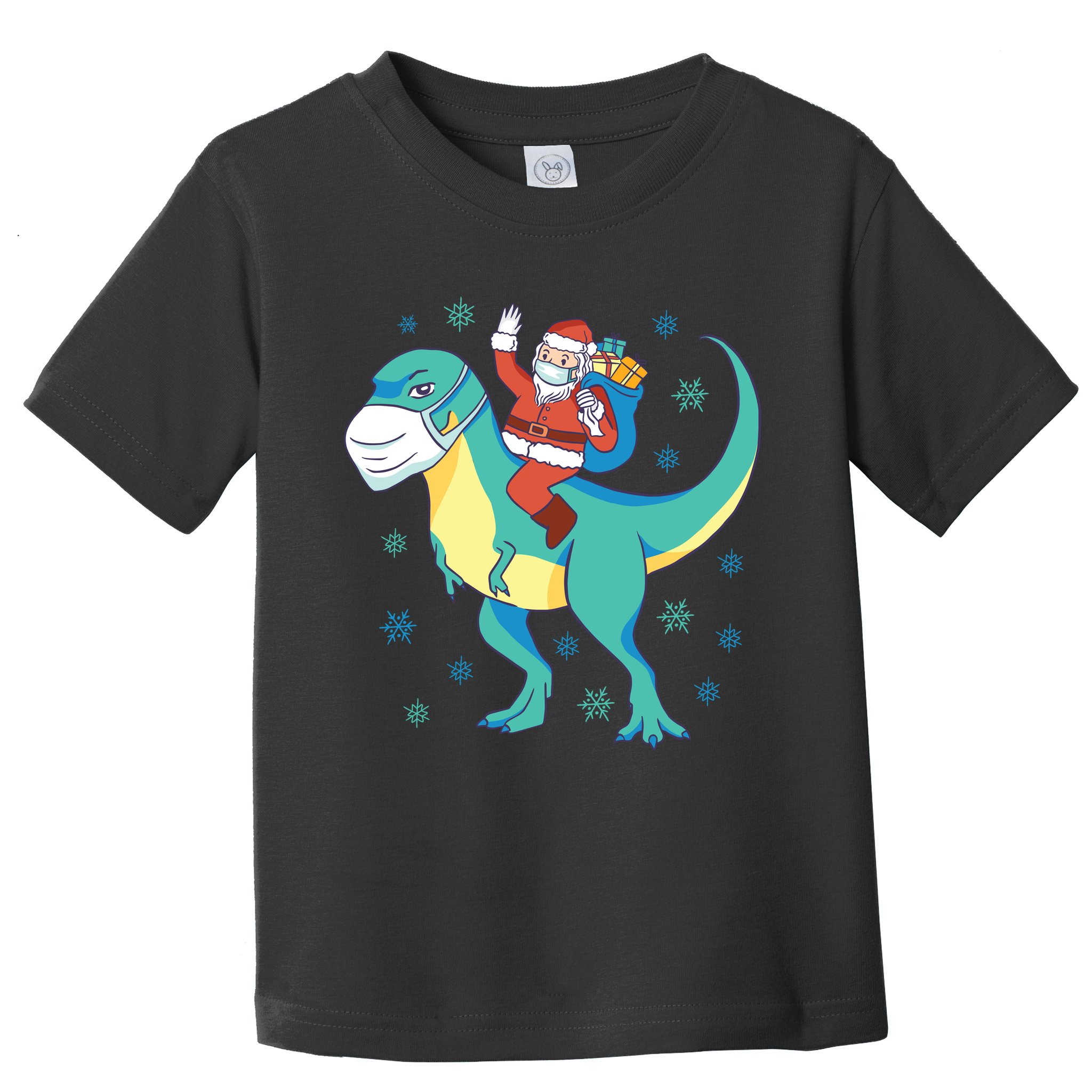 Santa Dinosaur Pandemic Toddler T-Shirt