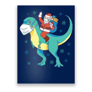 Santa Dinosaur Pandemic Poster