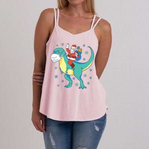 Santa Dinosaur Pandemic Women's Strappy Tank