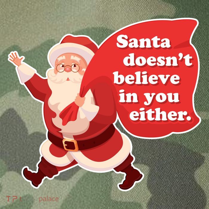 Santa Doesn't Believe In You Either Legacy Tie Dye Trucker Hat