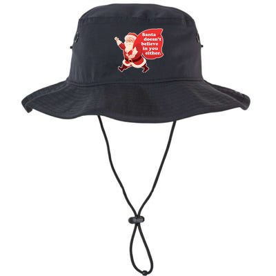 Santa Doesn't Believe In You Either Bucket Hat