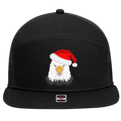 Santa Eagle 7 Panel Mesh Trucker Snapback Hat