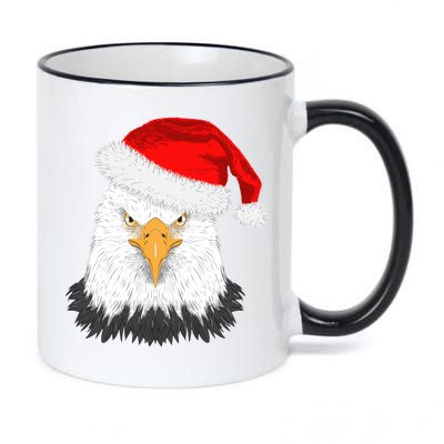 Santa Eagle 11oz Black Color Changing Mug