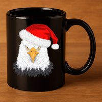 Santa Eagle 11oz C Handle Ceramic Mug