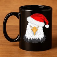 Santa Eagle 11oz C Handle Ceramic Mug