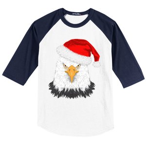 Santa Eagle Baseball Sleeve Shirt