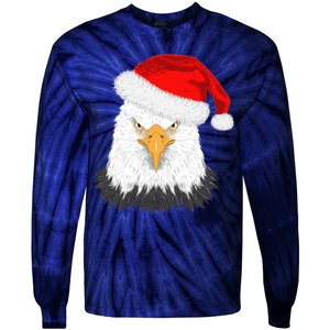 Santa Eagle Tie-Dye Long Sleeve Shirt