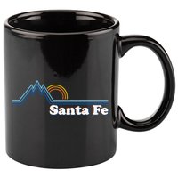 Santa Fe New Mexico Retro Logo 11oz C Handle Ceramic Mug