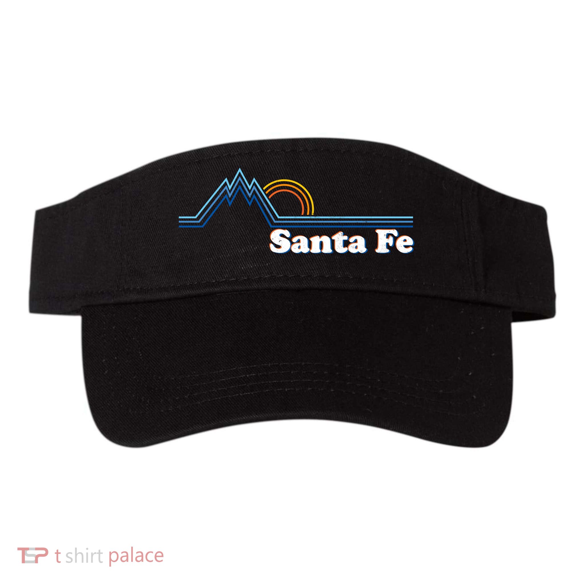 Santa Fe New Mexico Retro Logo Visor