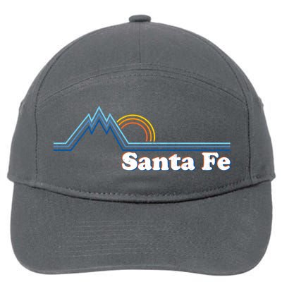 Santa Fe New Mexico Retro Logo 7-Panel Snapback Hat