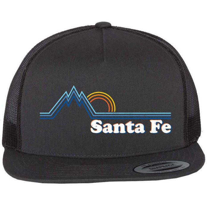 Santa Fe New Mexico Retro Logo Flatbill Hat