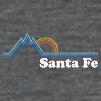 Santa Fe New Mexico Retro Logo Flatbill Hat