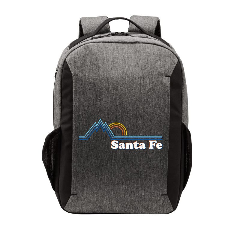 Santa Fe New Mexico Retro Logo Vector Backpack
