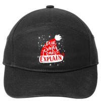 Santa Hat Dear Santa I Can Explain Christmas 7-Panel Snapback Hat
