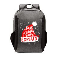 Santa Hat Dear Santa I Can Explain Christmas Vector Backpack