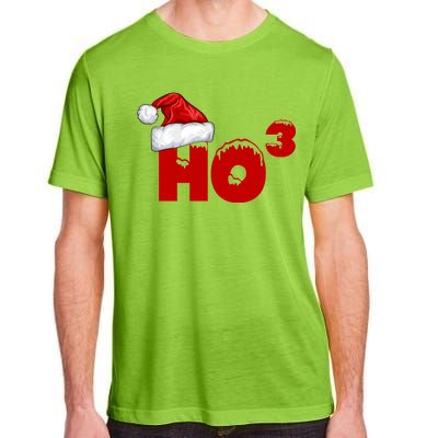 Santa HO HO3 Christmas Funny Adult ChromaSoft Performance T-Shirt