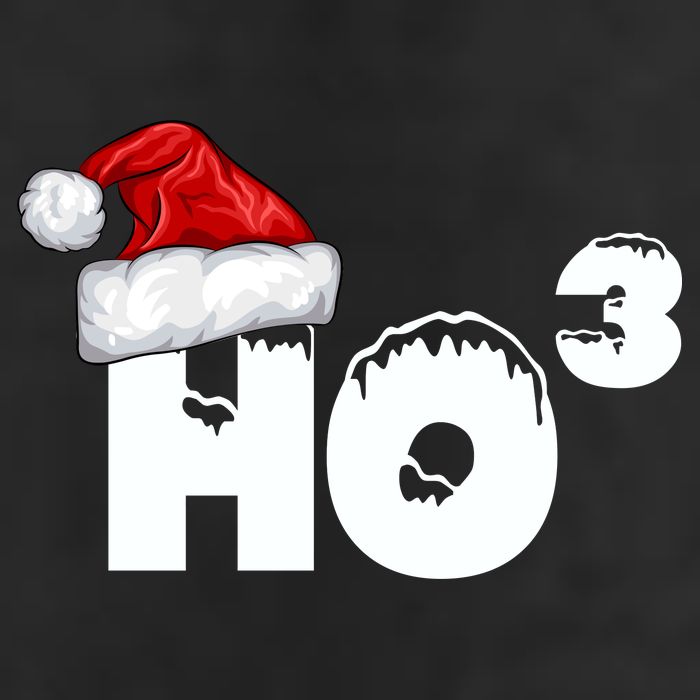 Santa HO HO3 Christmas Funny 7 Panel Mesh Trucker Snapback Hat