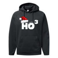 Santa HO HO3 Christmas Funny Performance Fleece Hoodie