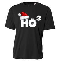 Santa HO HO3 Christmas Funny Cooling Performance Crew T-Shirt